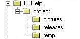 CS Help project directory structure